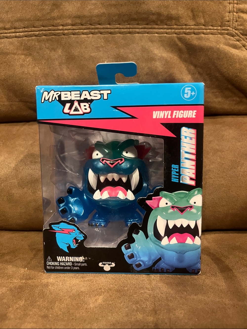 Hyper Panther Blue Vinyl Figure - Kids Toy